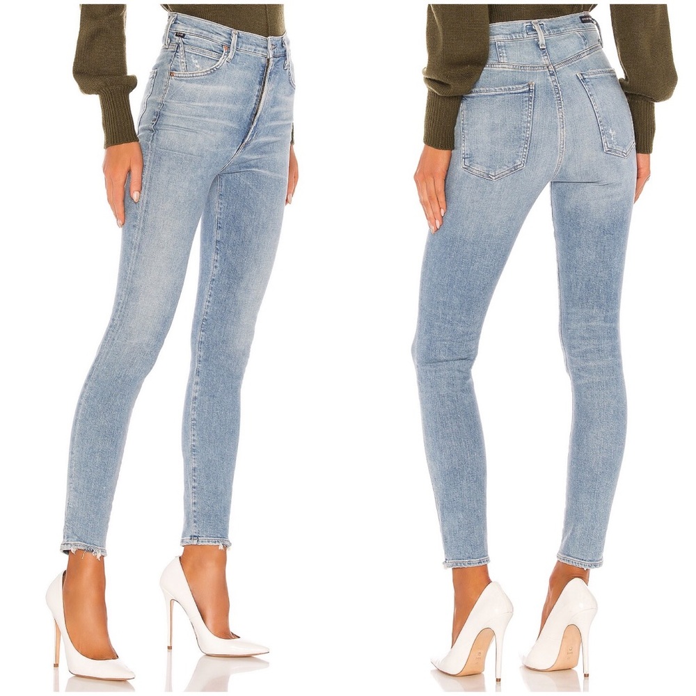CITIZENS OF HUMANITY Chrissy Sculpt High Rise Skinny Jeans - Islands - Picture 3 of 7